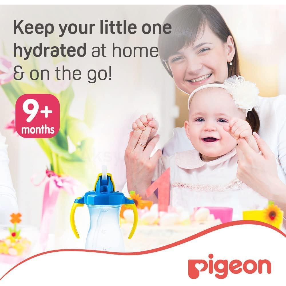 PIGEON (26149P1) PETITE STRAW BOTTLE BLUE 150ML 2