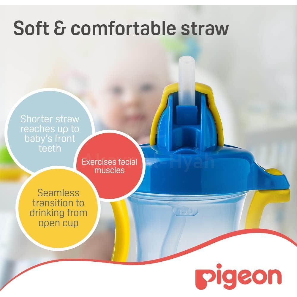 PIGEON (26149P1) PETITE STRAW BOTTLE BLUE 150ML 3