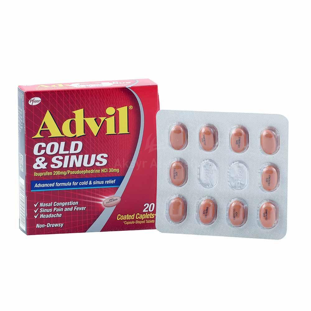 ADVIL COLD & SINUS CAPLET 20'S 1