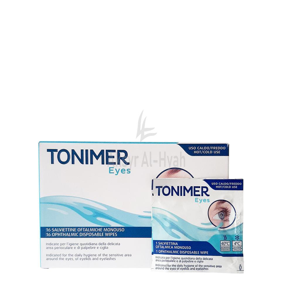 TONIMER OPTHALMIC WIPES 16'S