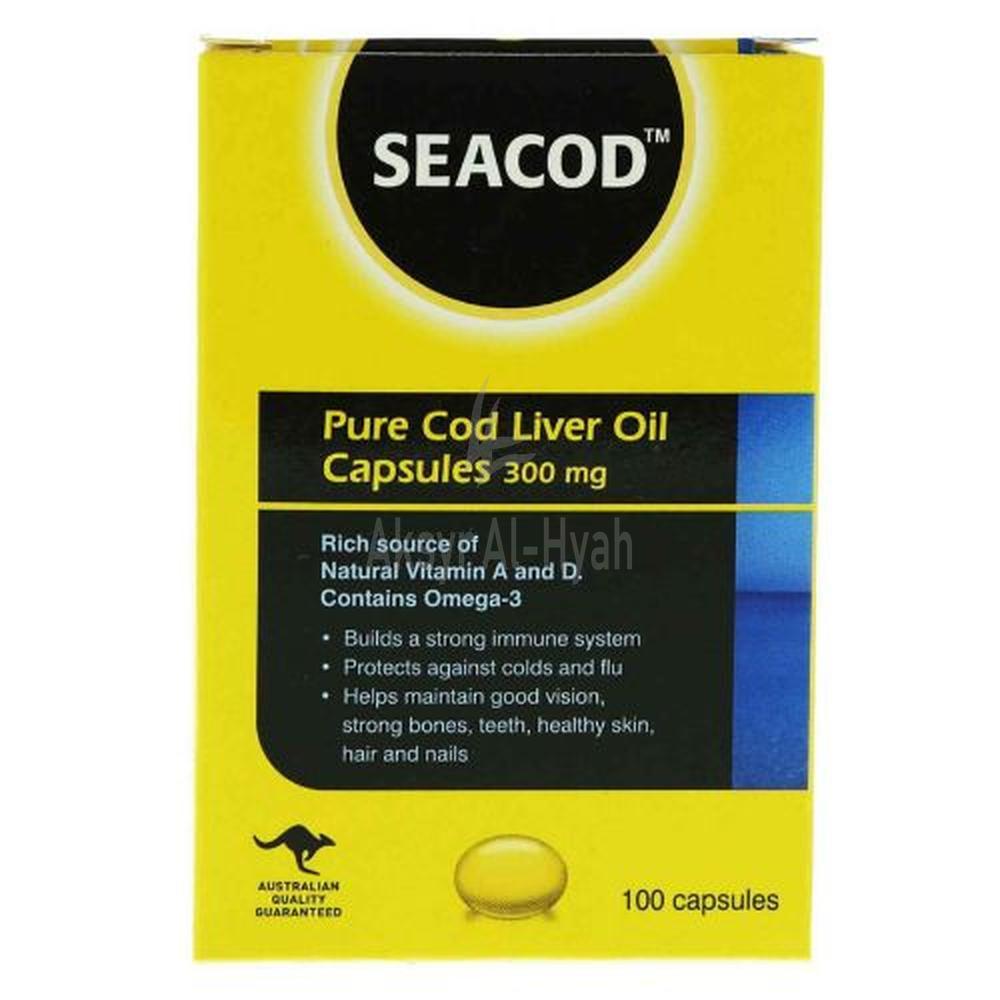 GL SEACOD COD LIVER OIL 300MG CAPS 100'S