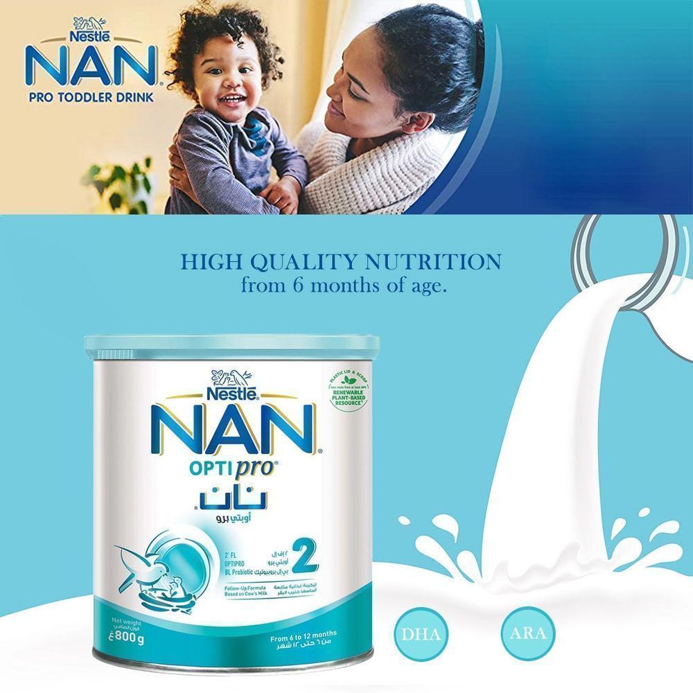 NAN 2 OPTI PRO MILK POWDER 800G 1