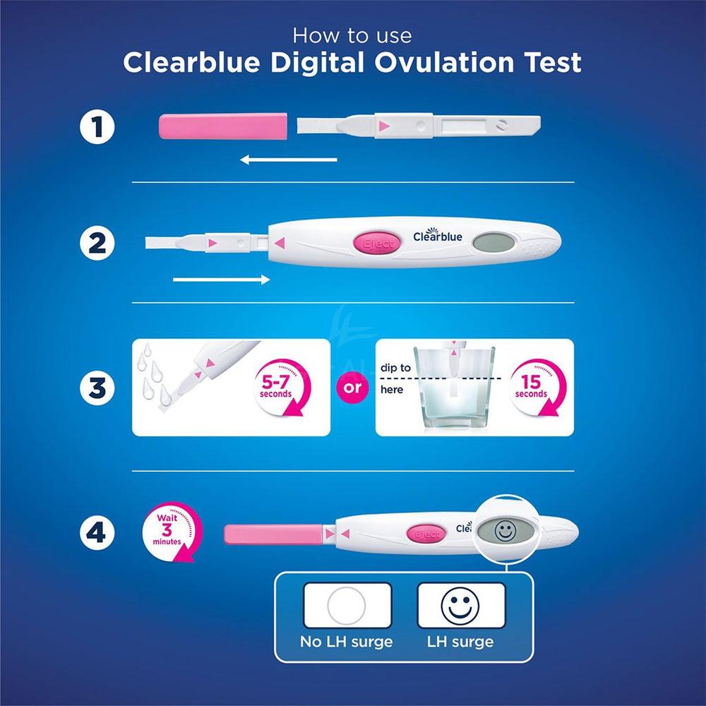 CLEARBLUE DIGITAL OVULATION TEST(2 DAY"S) 10'S