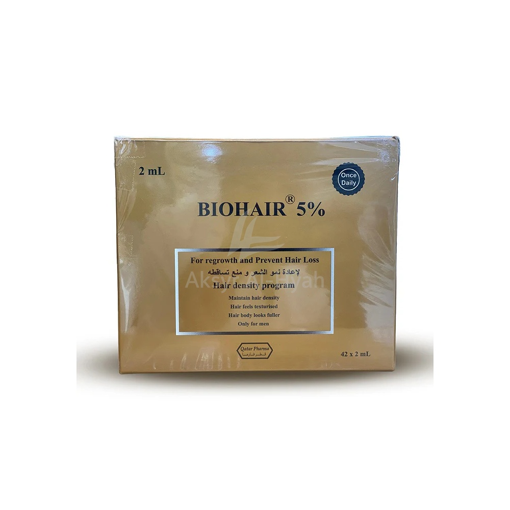 BIO HAIR 5% ORGANIC SOLUTION 2ML X 42'S