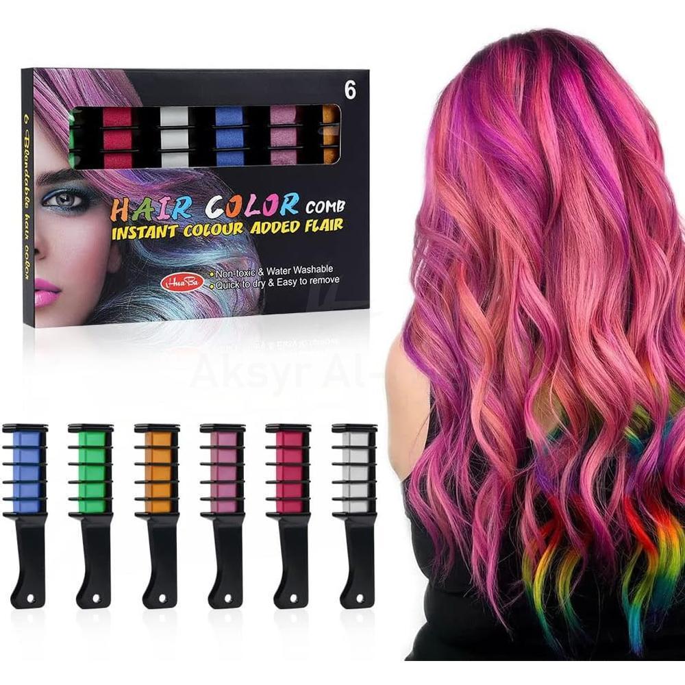 HUA BA INSTANT HAIR COLOR COMB 6'S