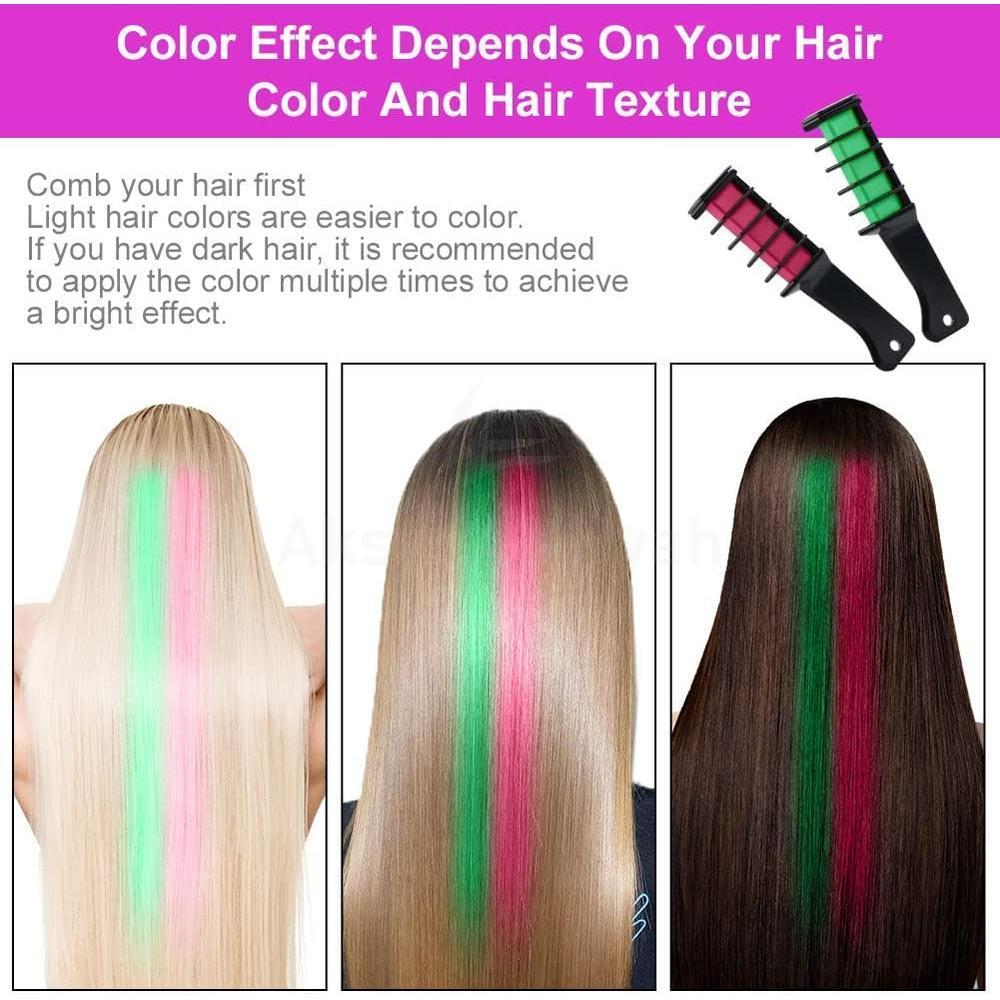 HUA BA INSTANT HAIR COLOR COMB 6'S