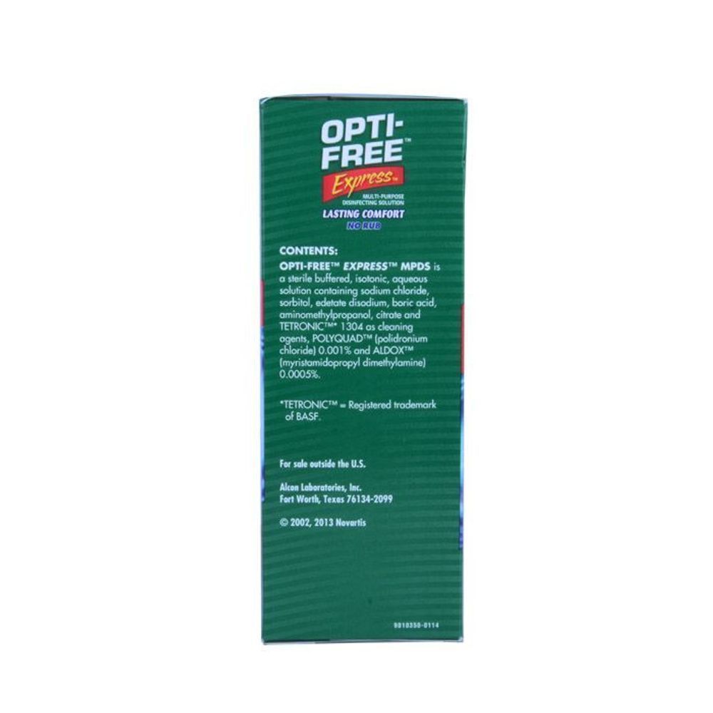 OPTI FREE MULTI PURPOSE SOLUTION 355ML