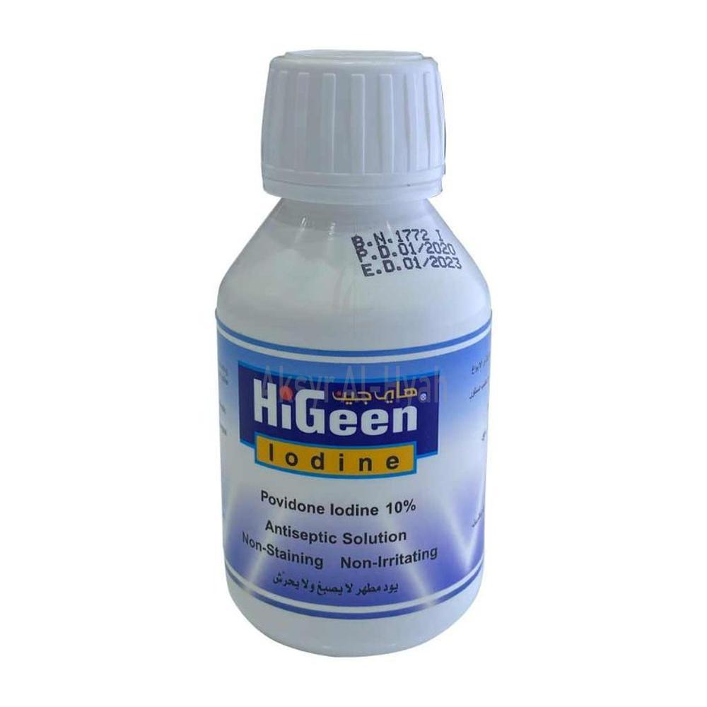 HI GEEN IODINE ANTISEPTIC SOLN 10% 120ML