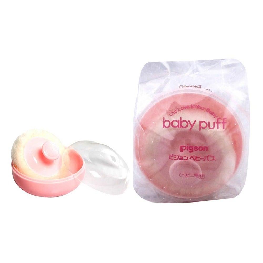 PIGEON(10260P) POWDER CASE W/PUFF PINK 2
