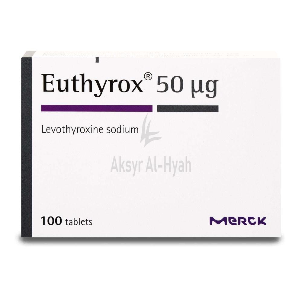 EUTHYROX 50MCG TABLETS 100'S