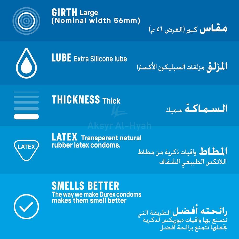 DUREX EXTRA SAFE.3'S #37301 2