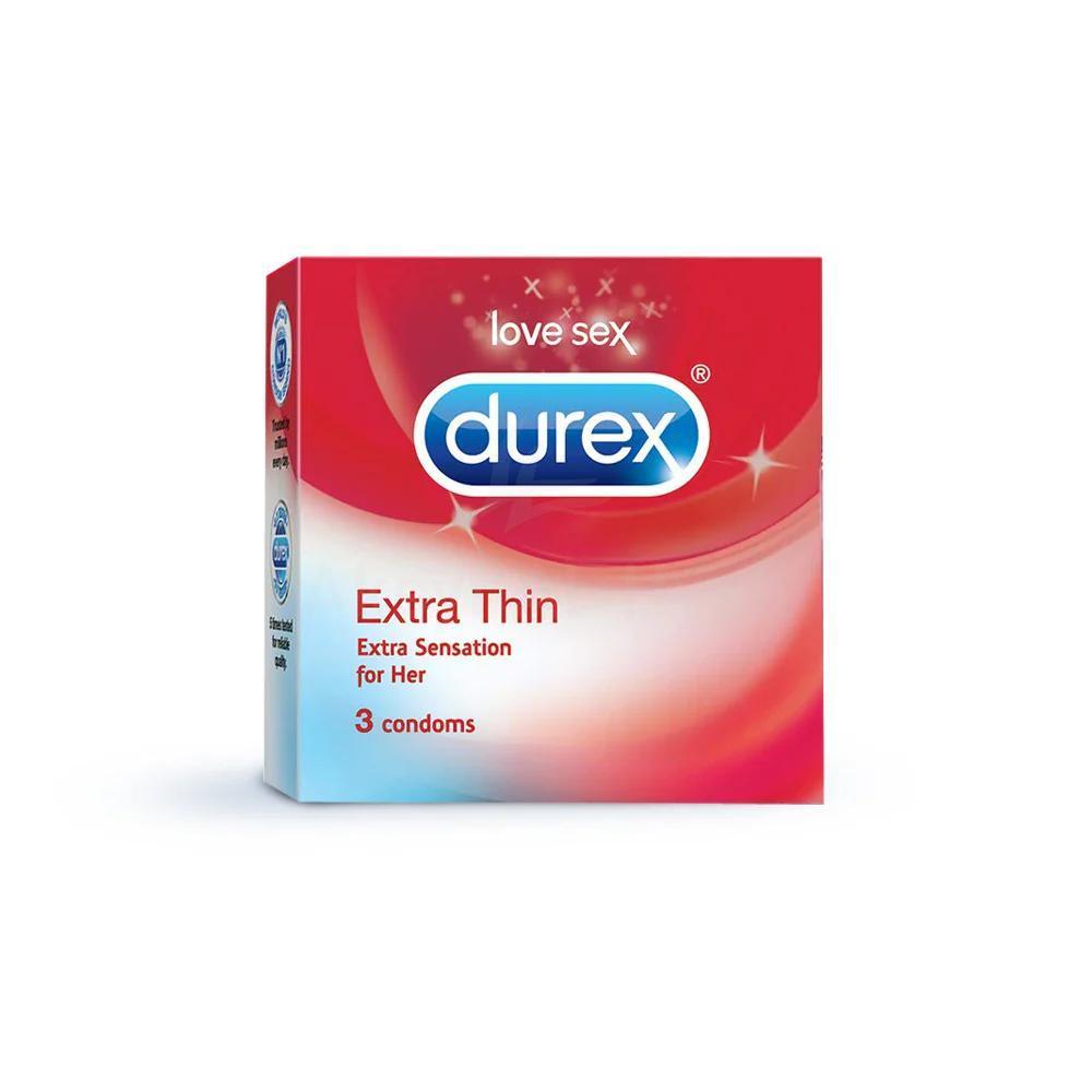 LV DUREX EXTRA THIN CONDOM 3'S