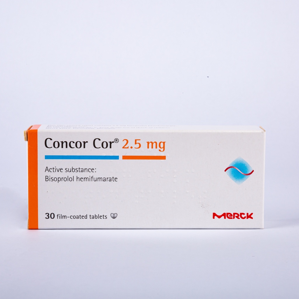 CONCOR 2.5MG TAB 30'S