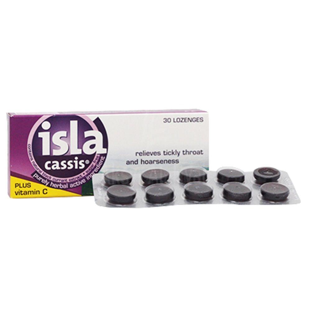 ISLA CASSIS LOZENGES 30'S