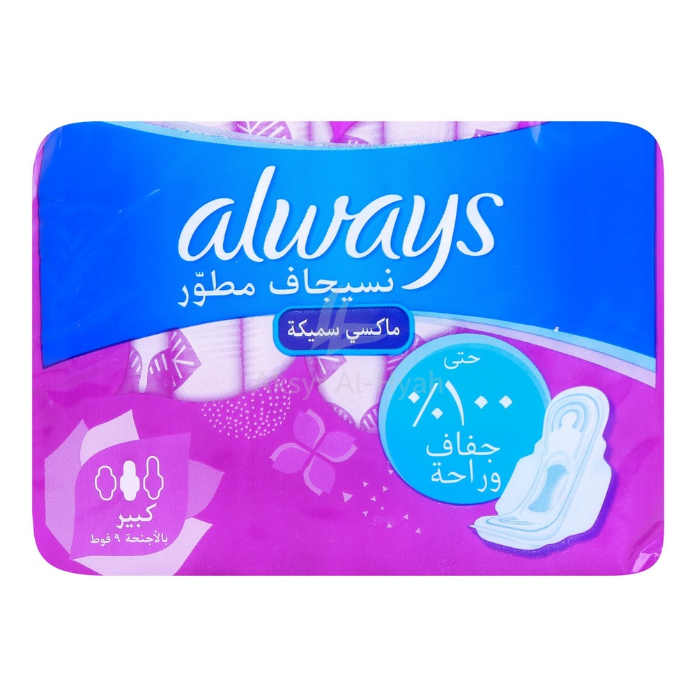 ALWAYS MAXI THICK LARGE WINGS PURPLE 9'S(PA062) 2