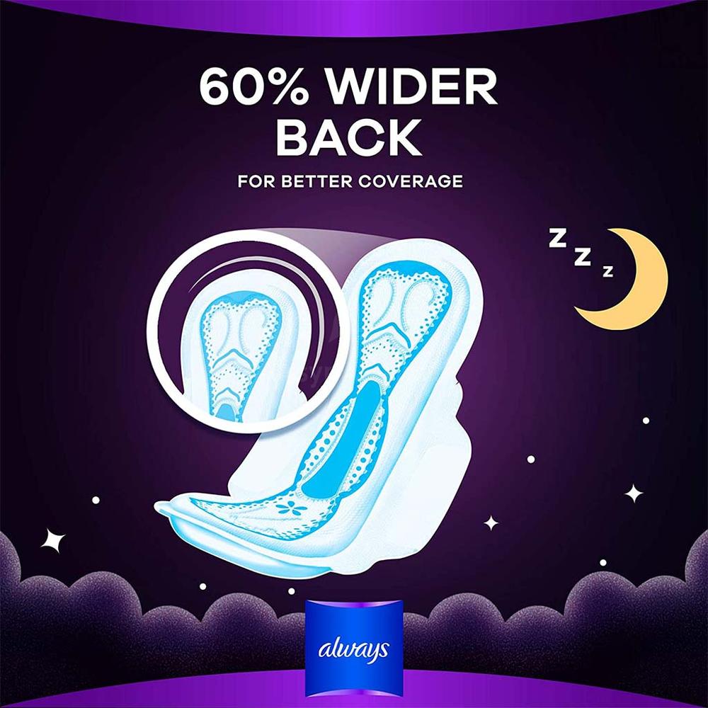 ALWAYS NIGHT MAXI THICK PAD W/WINGS 8'S(PG805) 3