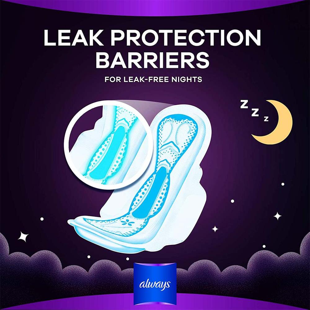 ALWAYS NIGHT MAXI THICK PAD W/WINGS 8'S(PG805) 6