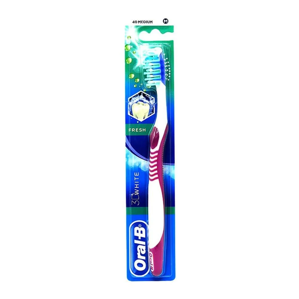 ORAL-B 3D WHITE NAT.FRESH 40 MED(OB026) #1800 1