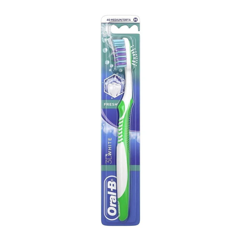 ORAL-B 3D WHITE NAT.FRESH 40 MED(OB026) #1800 2