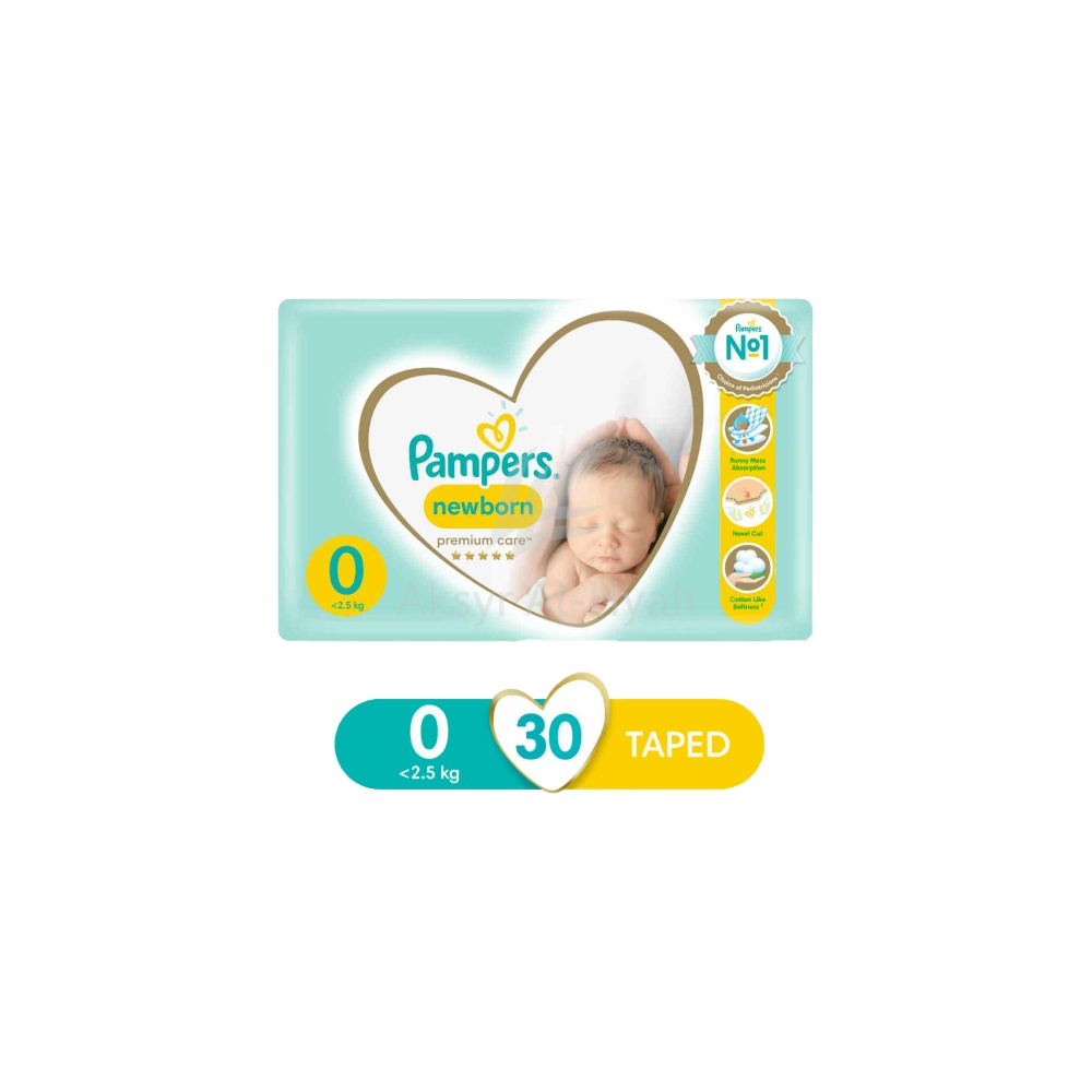 PAMPERS(PS183) 0 NEW BABY 2.5KG 30'S