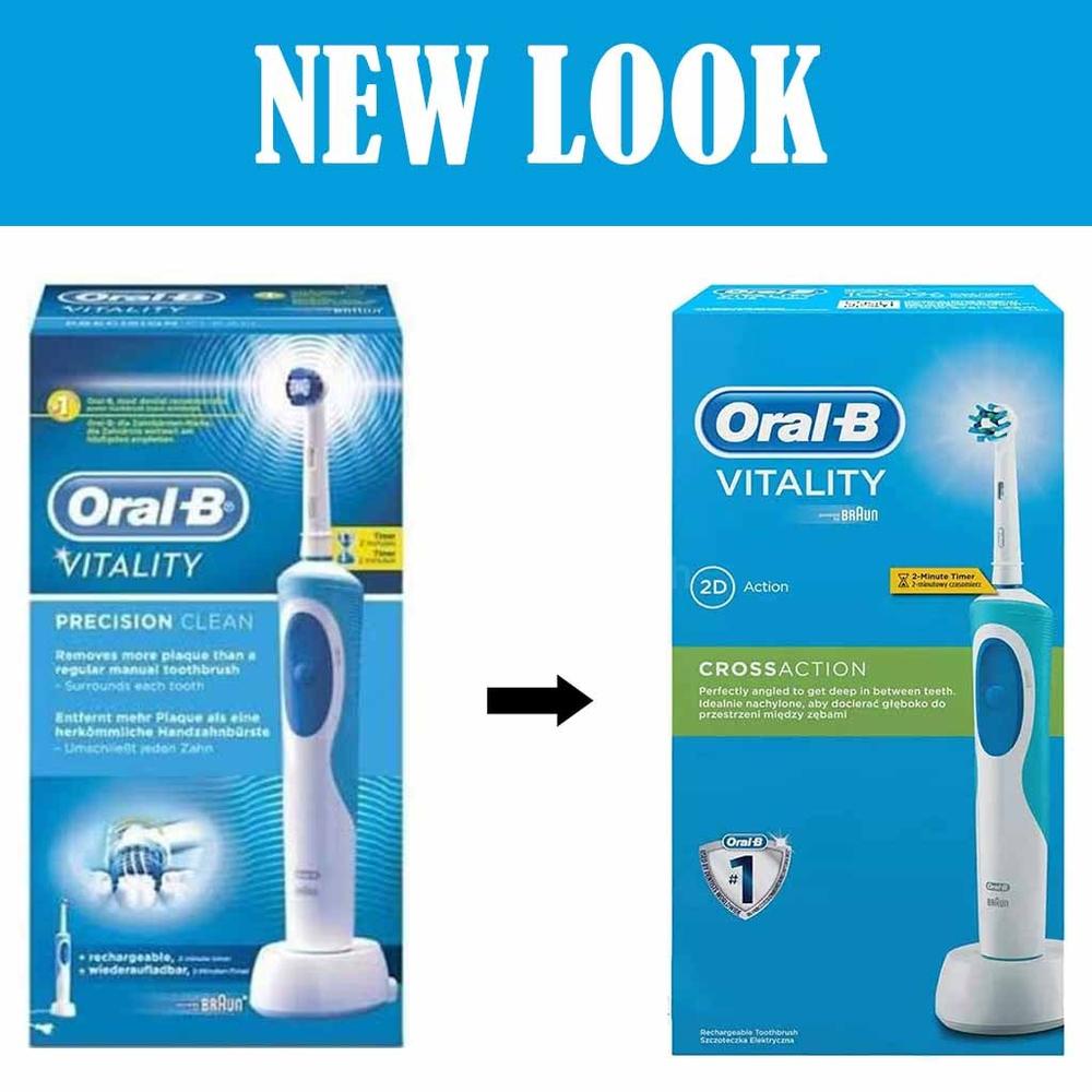 ORAL-B (OB501)VITALITY 2D CR/ACT.POWER BRUSH D12.513 #7300 4