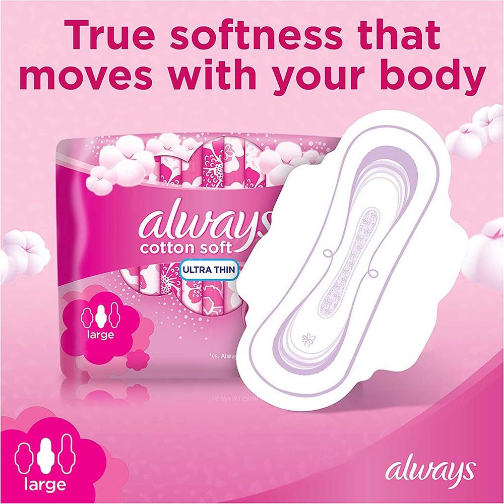 ALWAYS (PG) ULTRA THIN LARGE WINGS VP 16'S 6