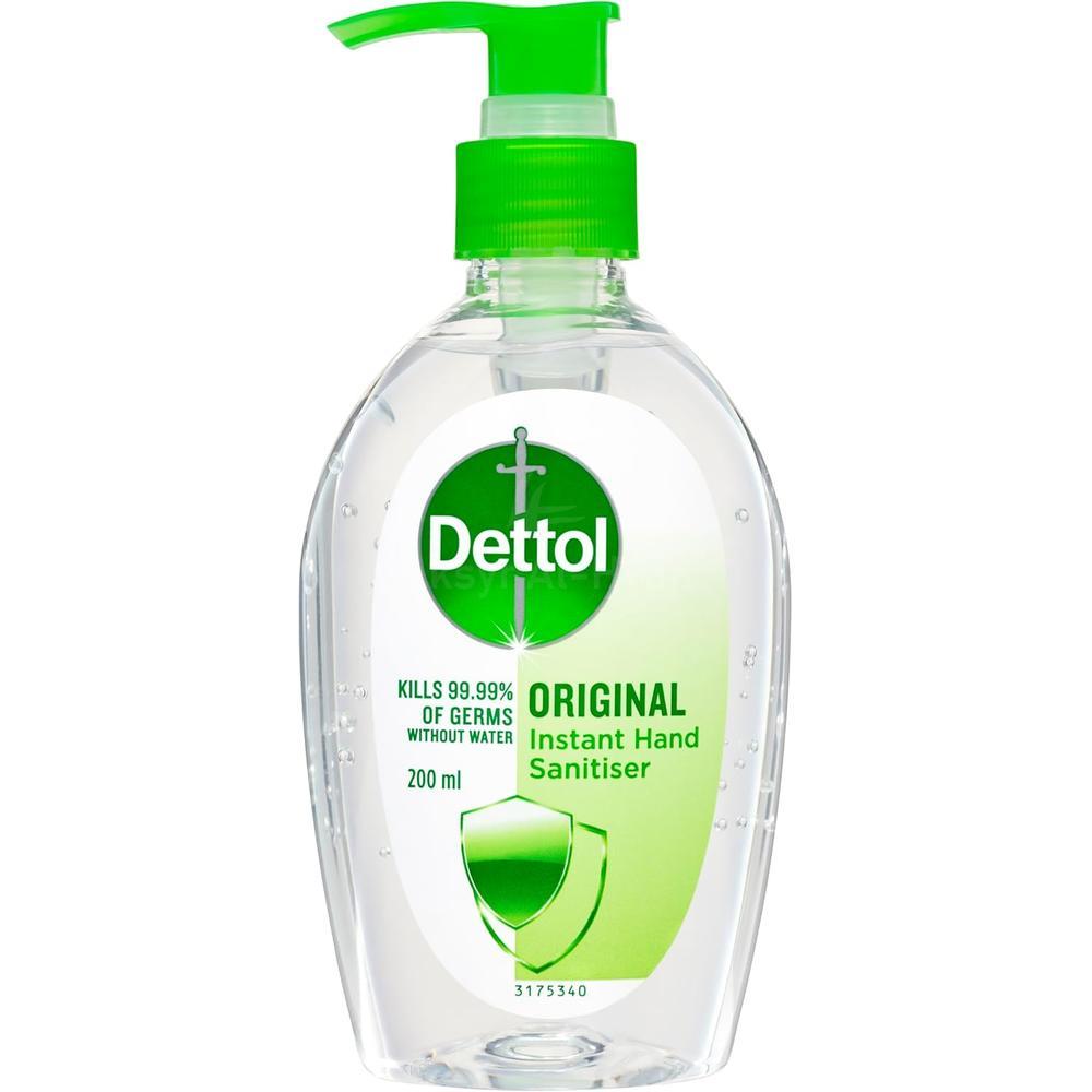 DETTOL HAND SANITIZER ORIGINAL 200ML #76500