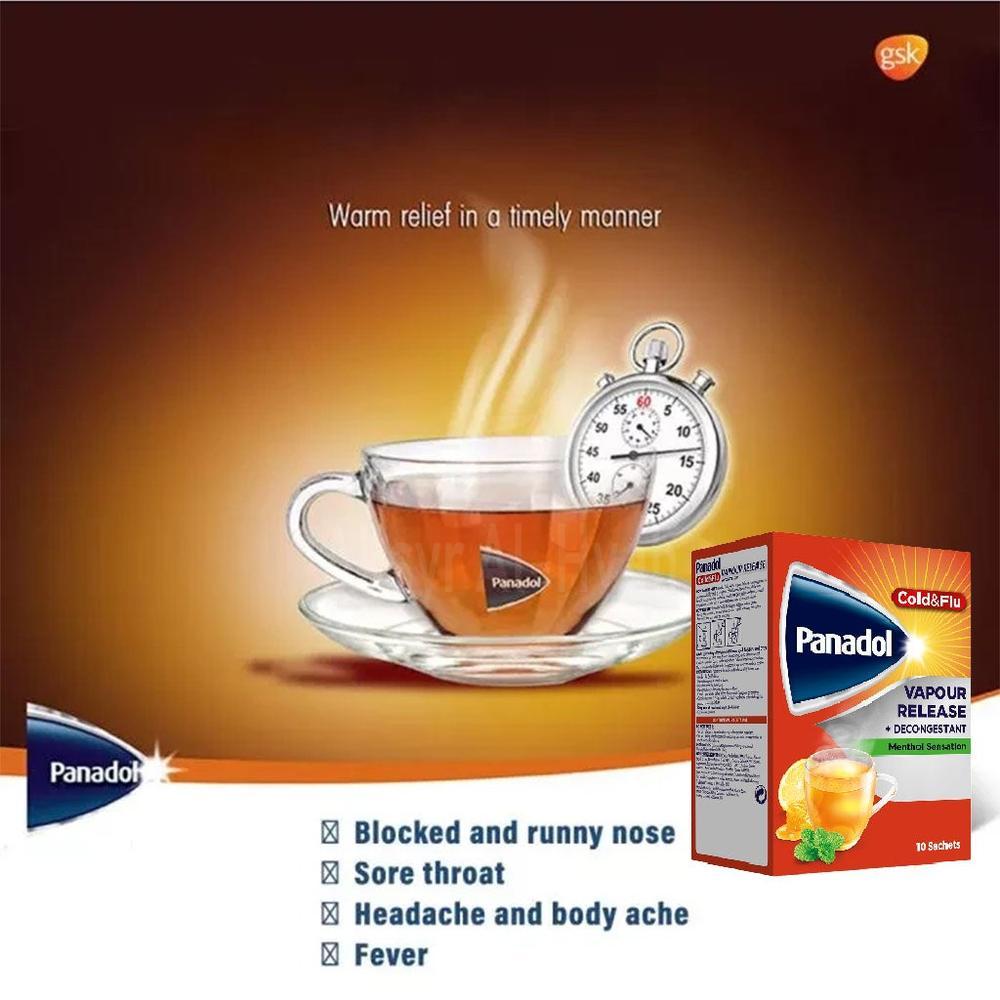 PANADOL COLD & FLU VAP.RELEASE SACHET(L &H] 2