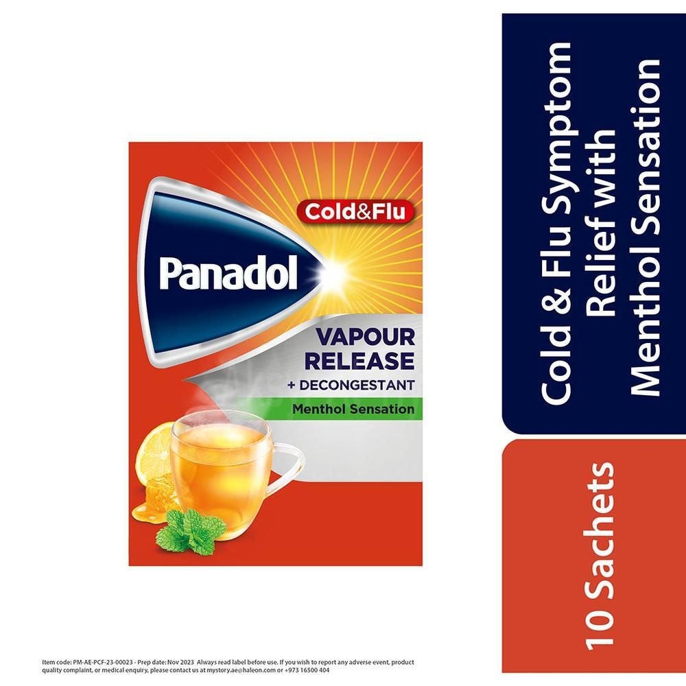 PANADOL COLD & FLU VAP.RELEASE SACHET(L &H] 4