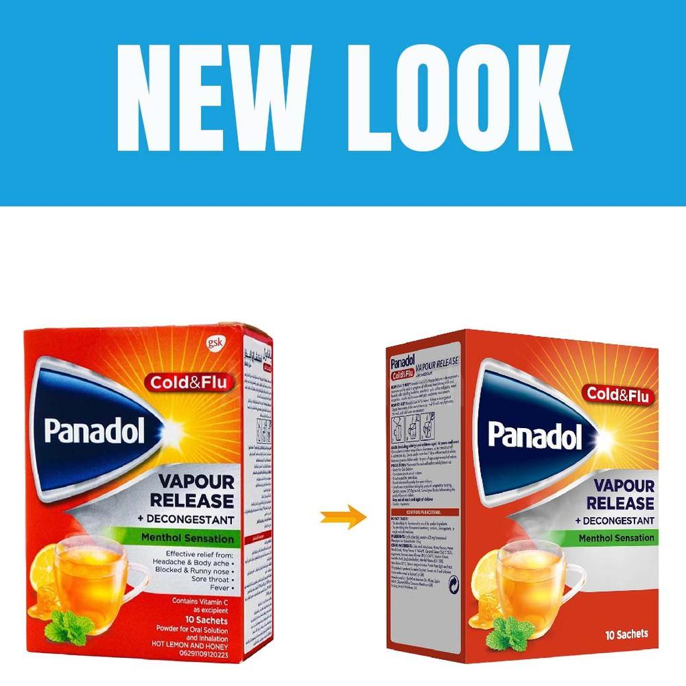 PANADOL COLD & FLU VAP.RELEASE SACHET(L &H] 5