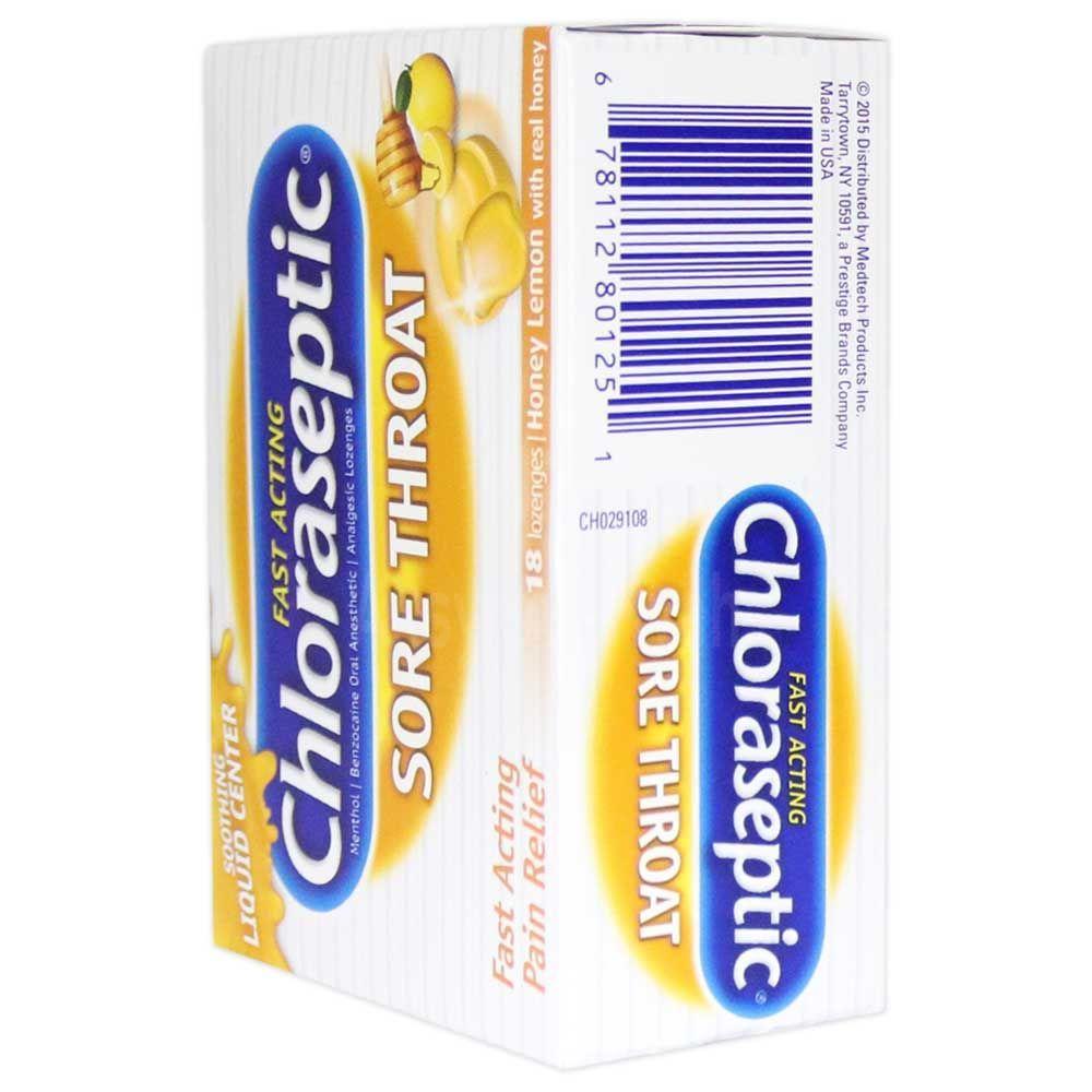 CHLORASEPTIC[HONEY-LEMON] LOZENGES 18'S