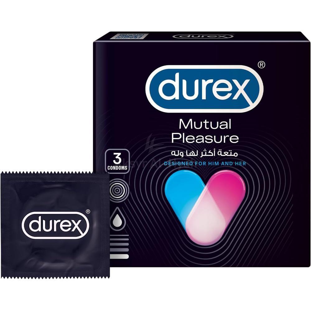 DUREX MUTUAL PLEASURE CONDOMS 3'S #RH812