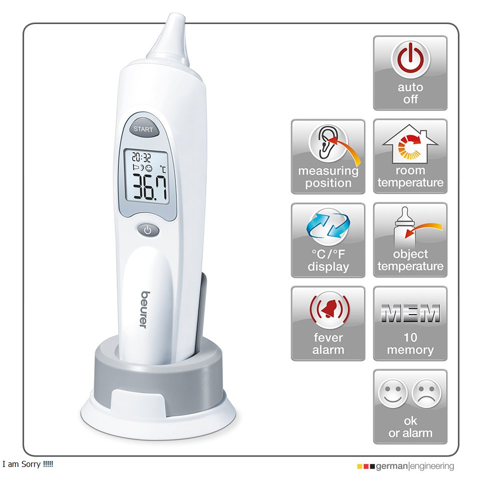 BEURER(FT 58) EAR THERMOMETER 3