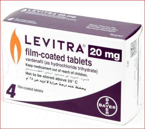 LEVITRA 20MG TAB 4'S