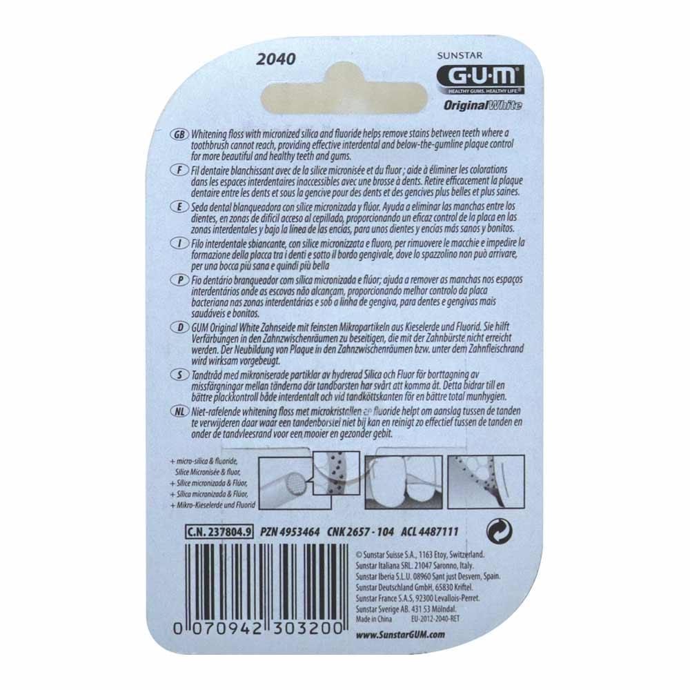 GUM FLOSS WHITENING#2040