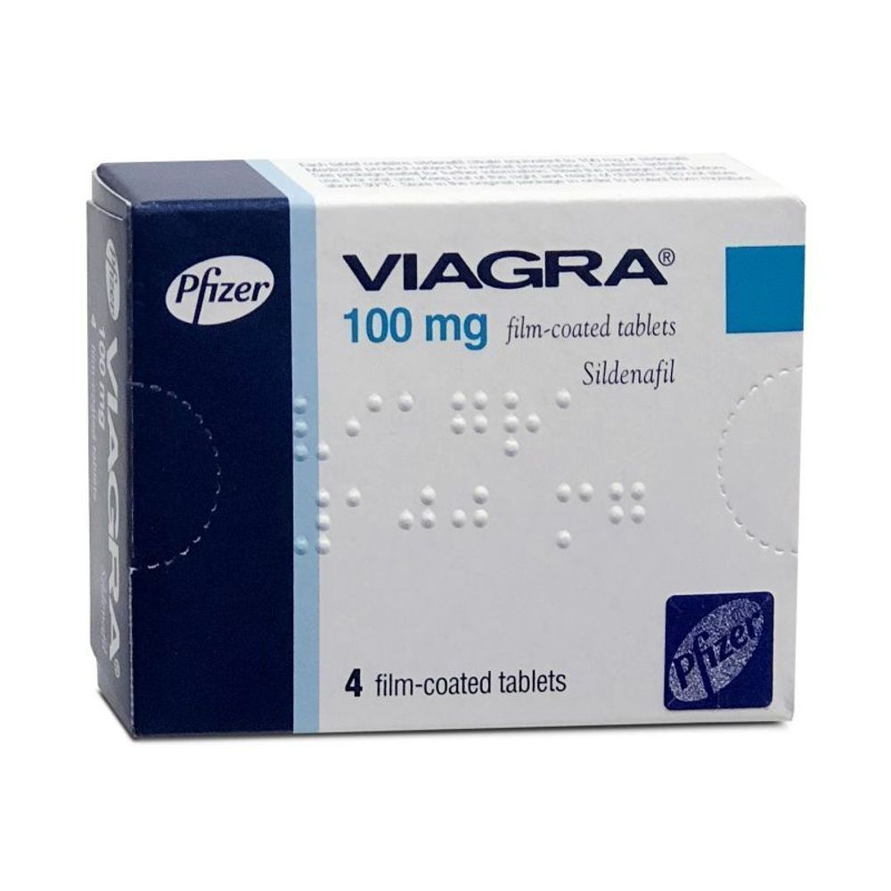 VIAGRA 100MG TAB 4'S