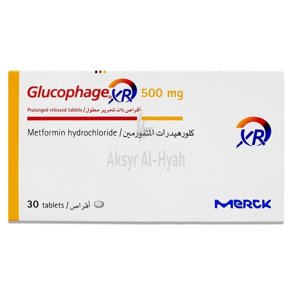 GLUCOPHAGE XR 500MG TAB 30'S