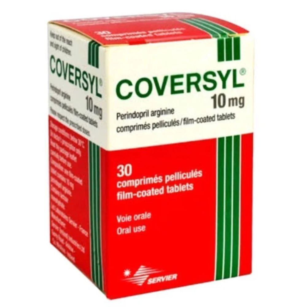 COVERSYL 10MG TAB 30'S