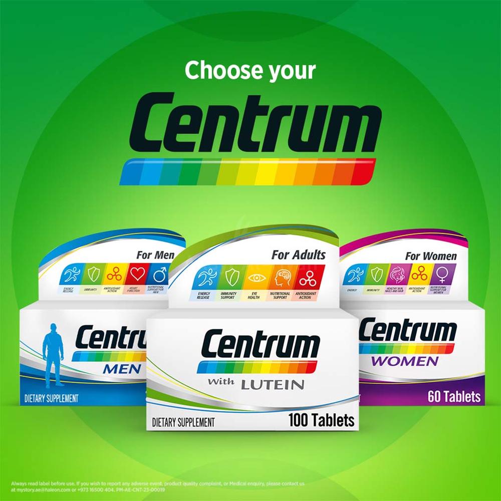 CENTRUM WITH LUTEIN 100'S 3