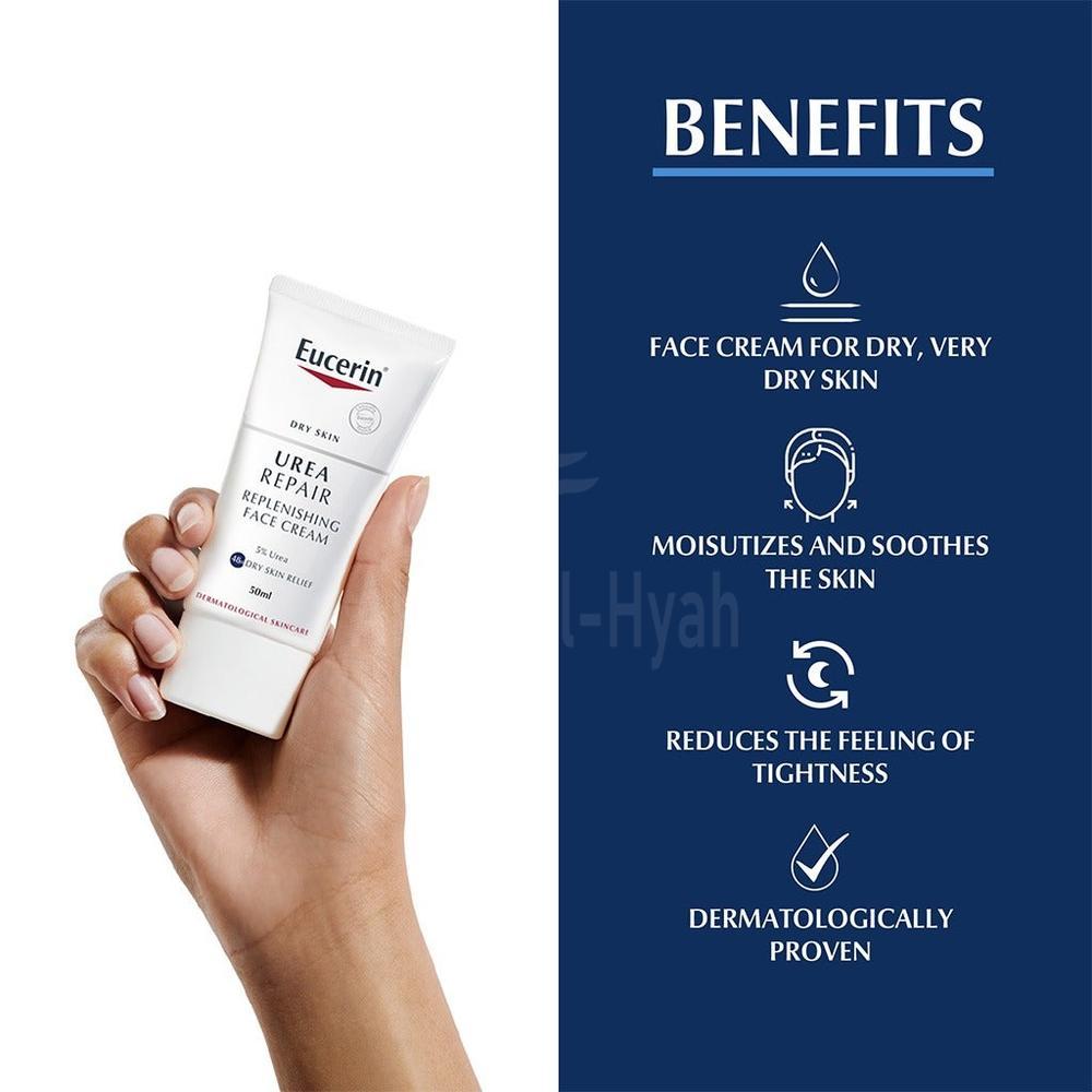 EUCERIN 5% UREA FACE CREAM 50ML(63326) 1