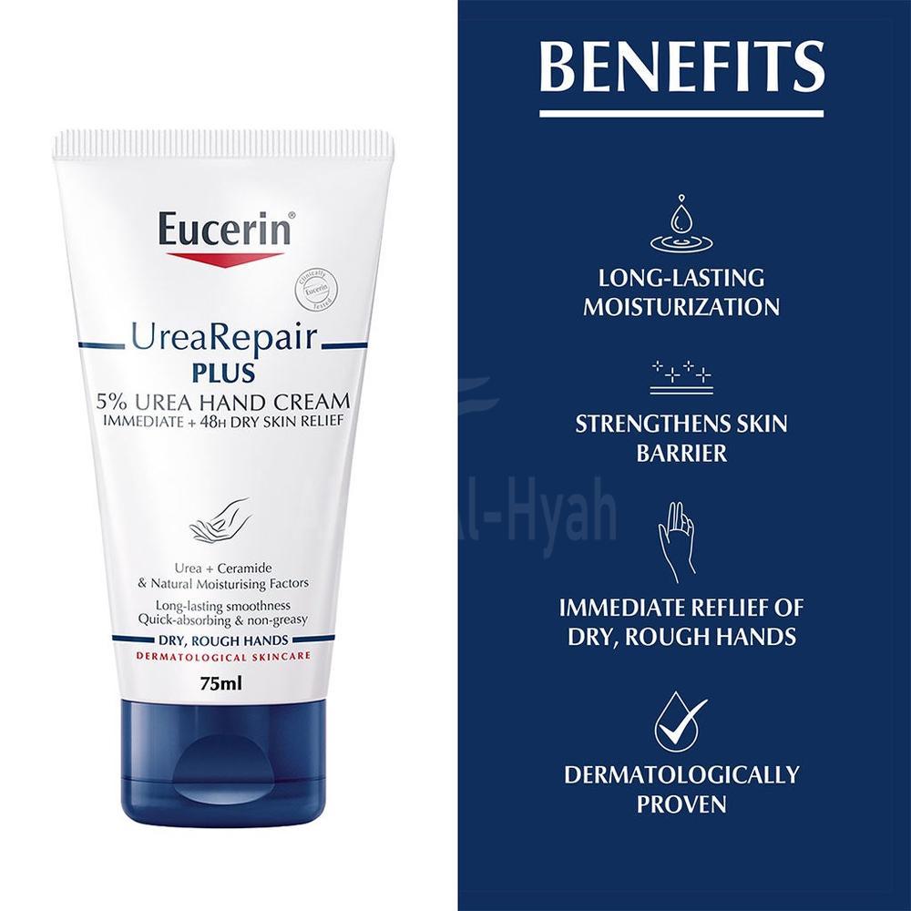 EUCERIN 5% UREA HAND CREAM 75ML(63382)
