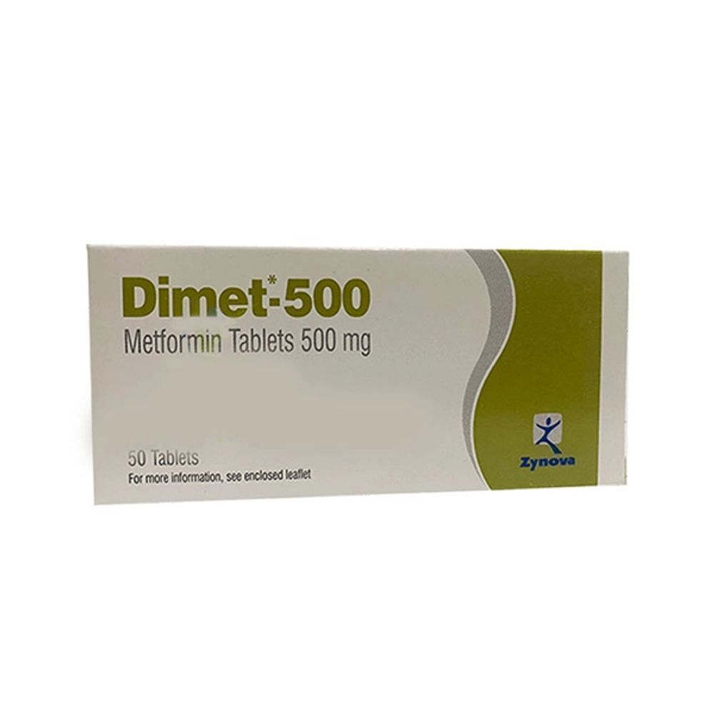 DIMET 500MG TABLET 50'S
