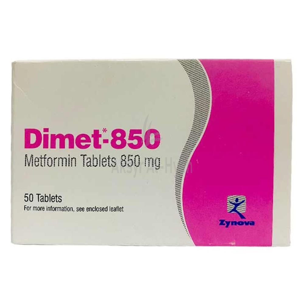 DIMET 850MG TABLET 50'S