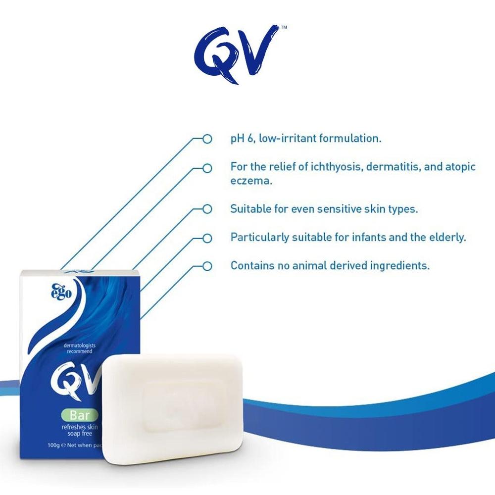 EGO QV DRY SKIN BAR 100GM#560234 2