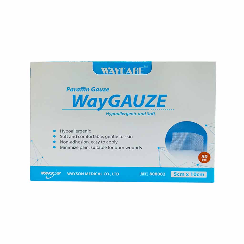 WAYCARE PARAFFIN GAUZE [5 X10] CM 40S(808002)