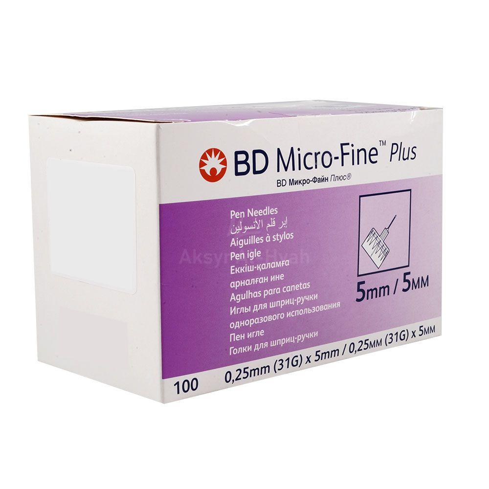 BD MICROFINE PLUS PEN NEEDLE 31G 5MM