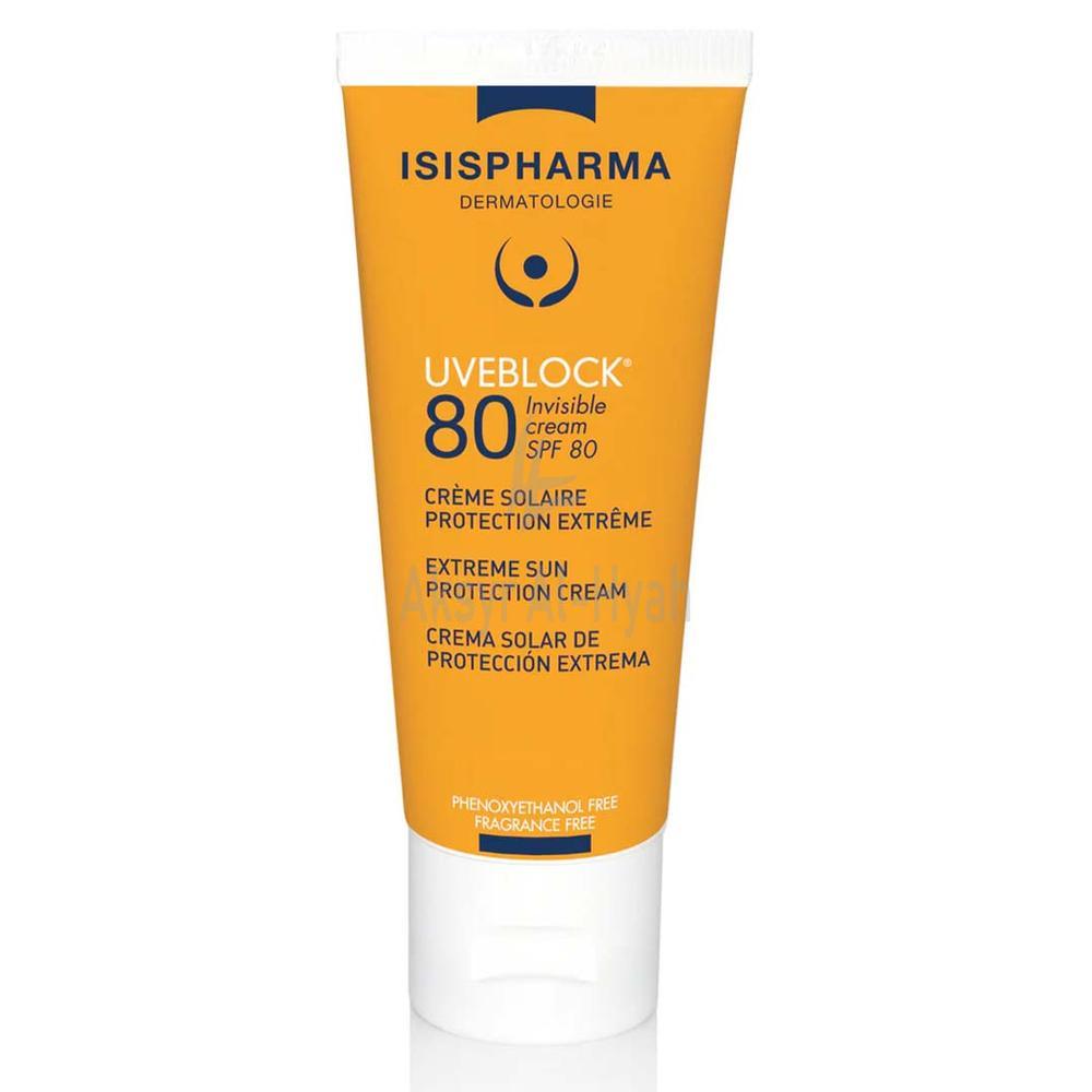 ISIS UVEBLOCK SPF 80 INVISIBLE CREAM 40ML(WHITE)