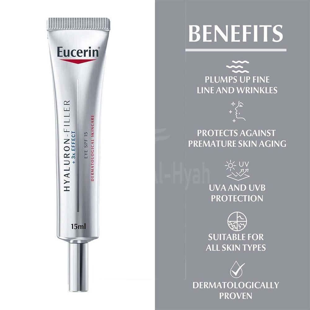 EUCERIN HYALURON FILLER EYE CREAM 15ML(63536) 5