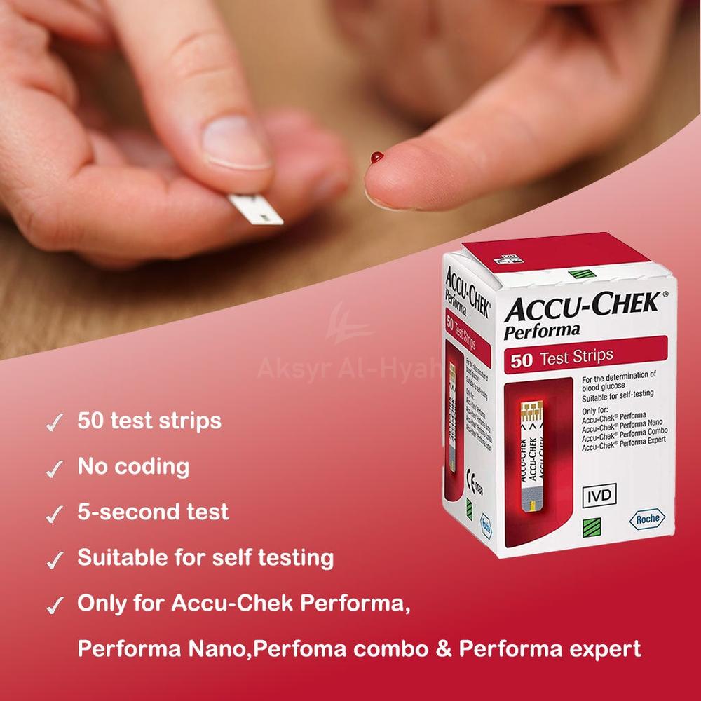 ACCU-CHEK PERFORMA STRIPS 50'S #43888 1