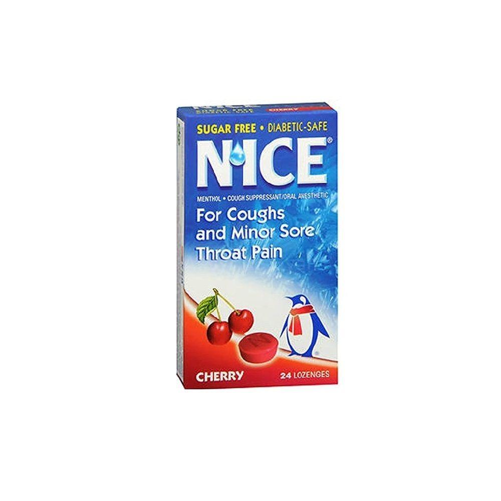 NICE CHERRY LOZENGES 24'S #17284
